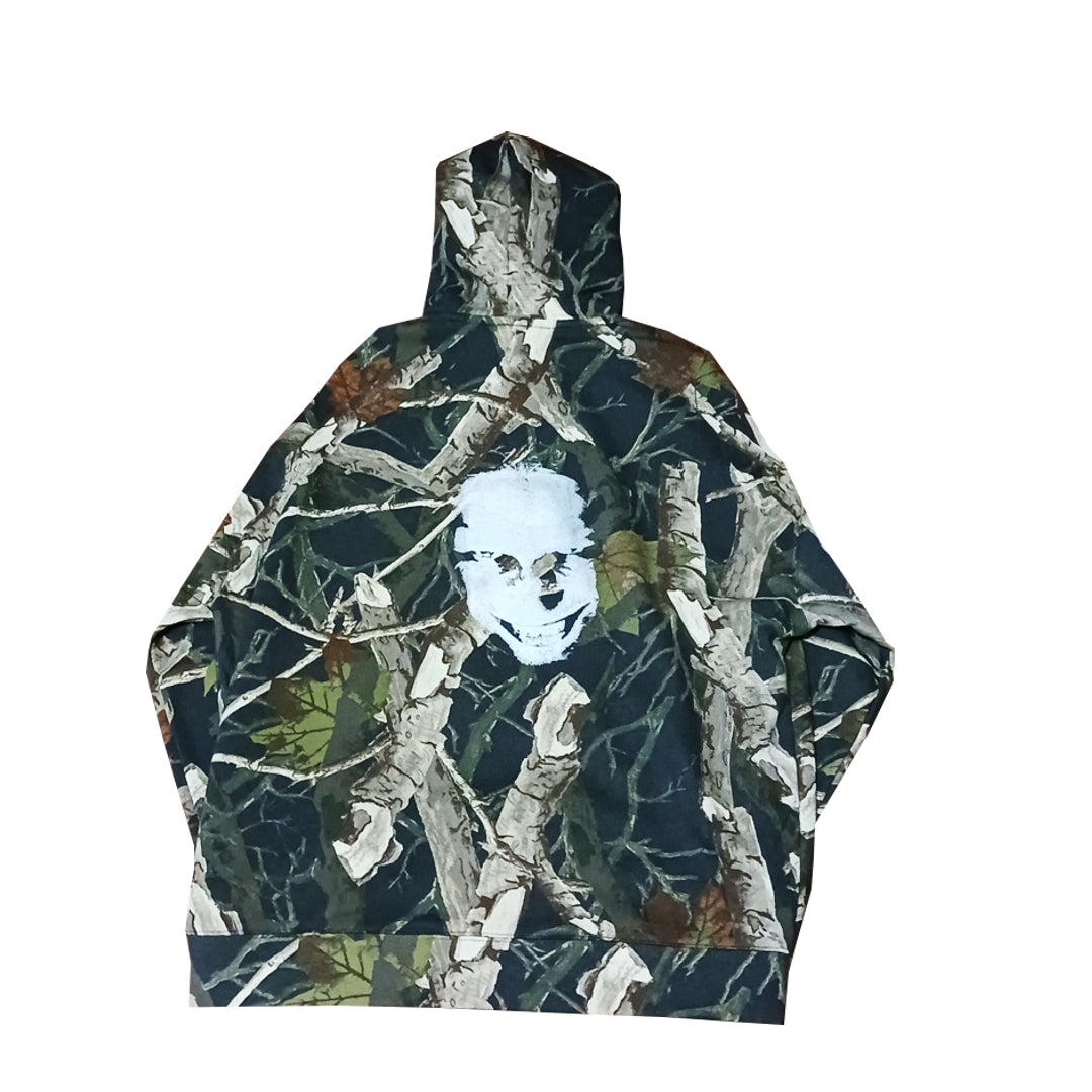 camo hoodie large